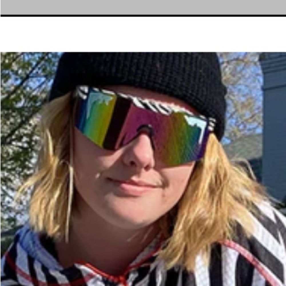 NEW Pit Viper 2000 Rainbow Mirrored Ski Sunglasses, Barbie & Ken sunglasses - Picture 11 of 16